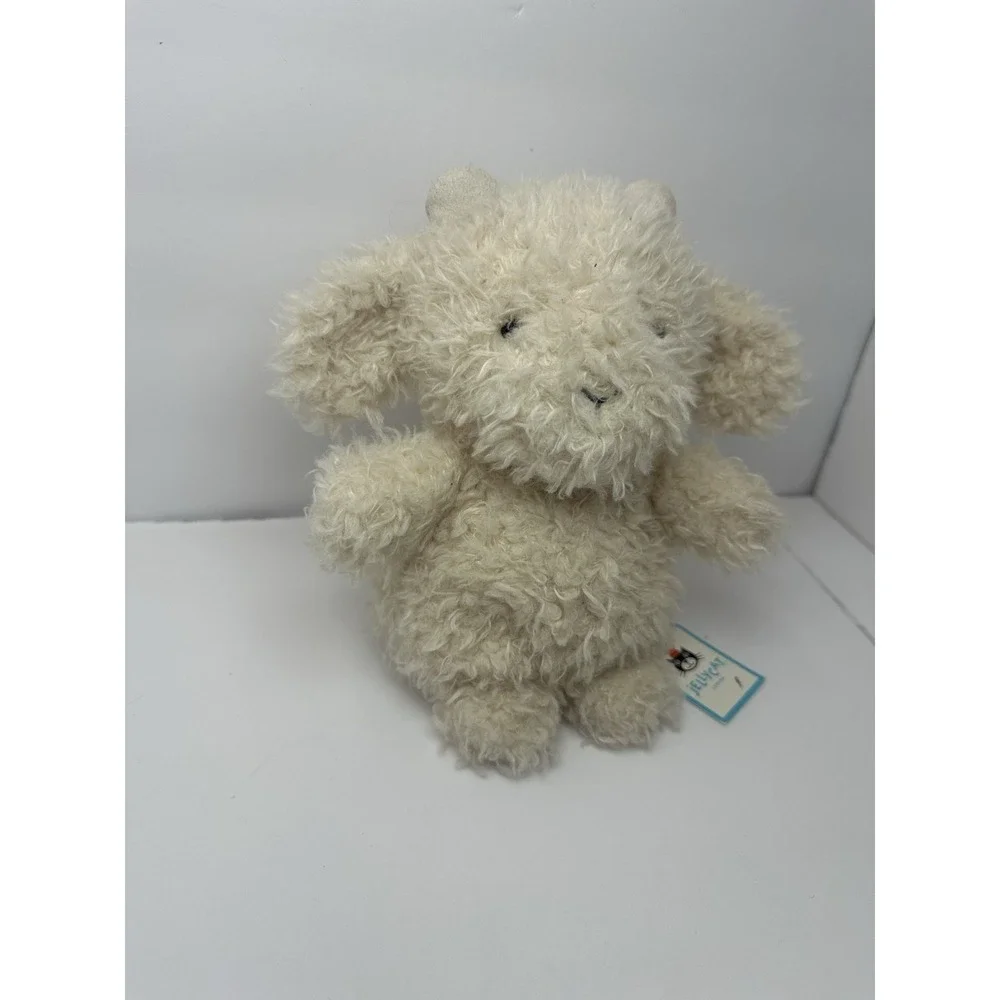 Jellycat Little Goat Cream Plush Stuffed Animal Toy RARE JELLY9895IF BNWT